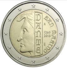 images/productimages/small/San Marino 2015 Dante 2 euro.png